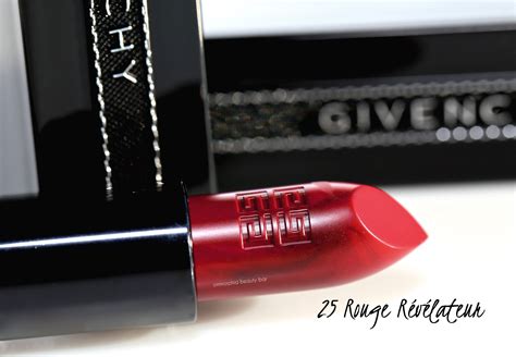 givenchy rouge revelateur no 25|givenchy le rouge interdit lip balm.